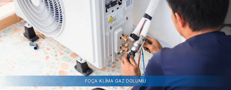 Foça İlçemi Sigma Klima Gaz Dolumu